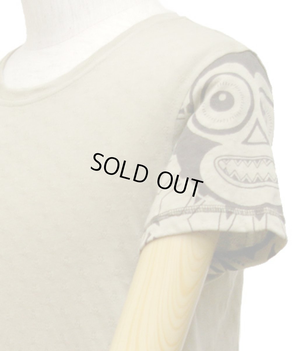 画像2: PSYLO メンズ・半袖カットソー「Hectic Tattoo / ボーン」 (2)