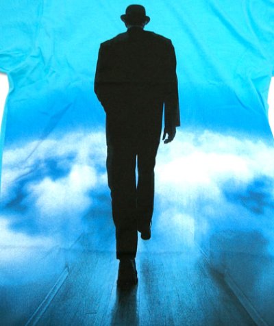 画像1: IMAGINARY FOUNDATIONメンズ半袖Tシャツ「Somewhere/アクア」