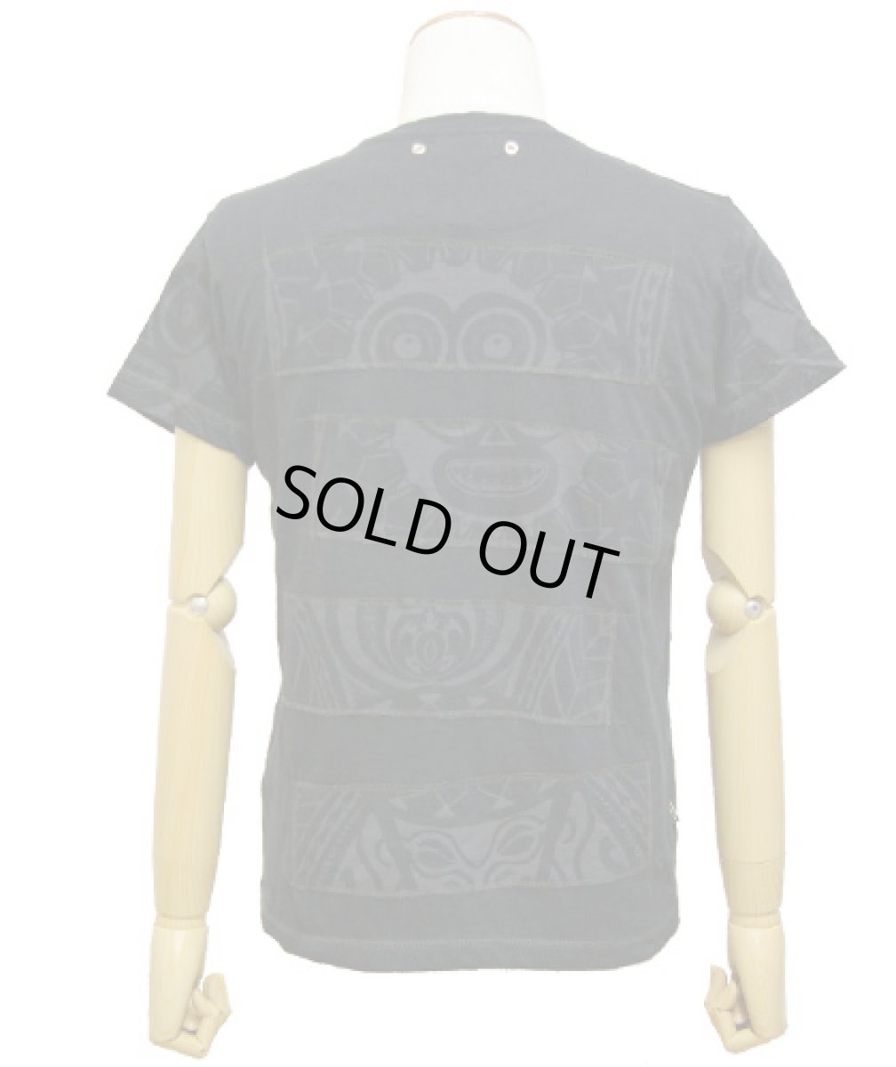 画像3: PSYLO メンズ・半袖カットソー「Hectic Tattoo / ブラック」 (3)