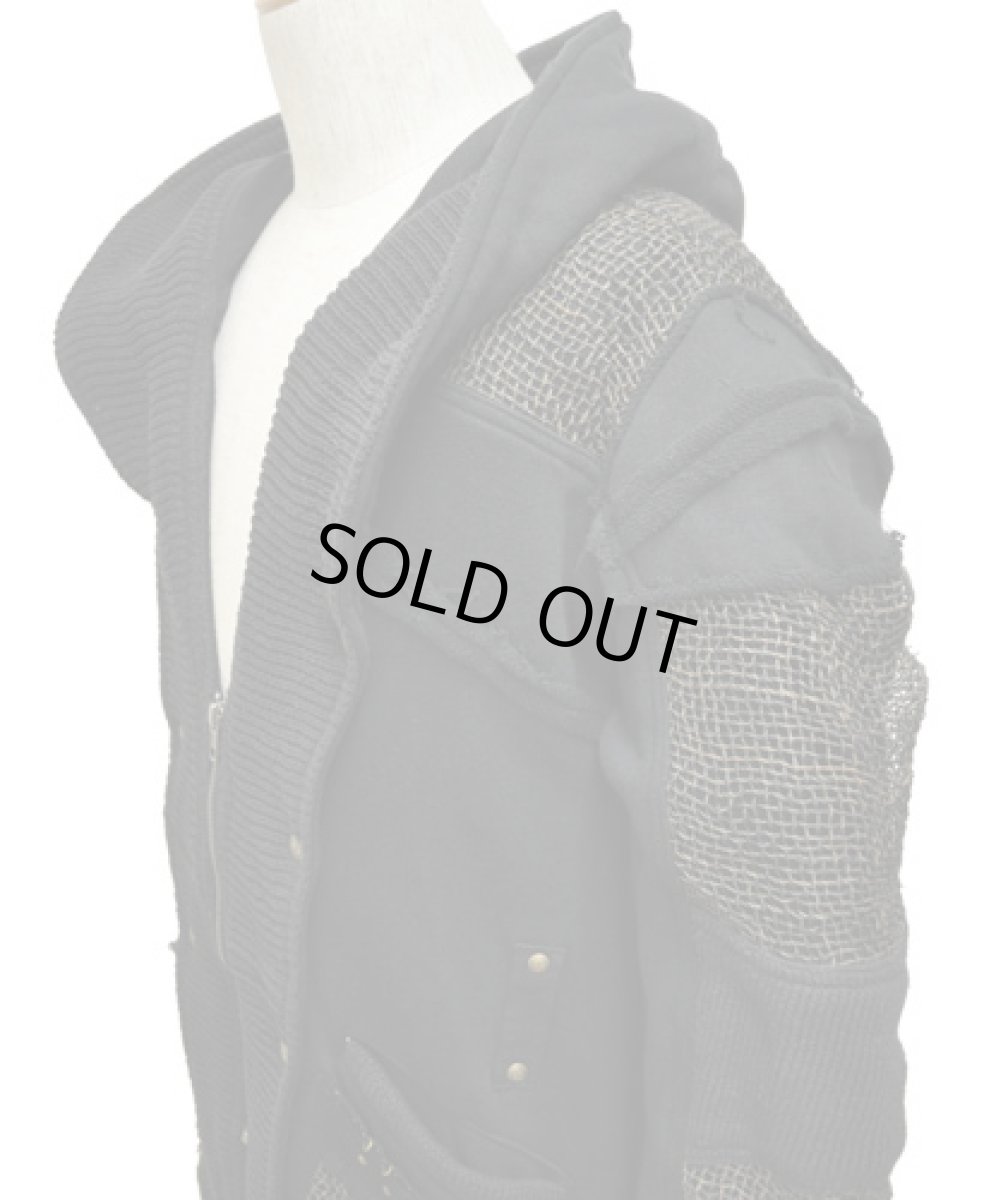 画像4: PSYLO メンズ・ロングコート「Steamed / ブラック」 (4)