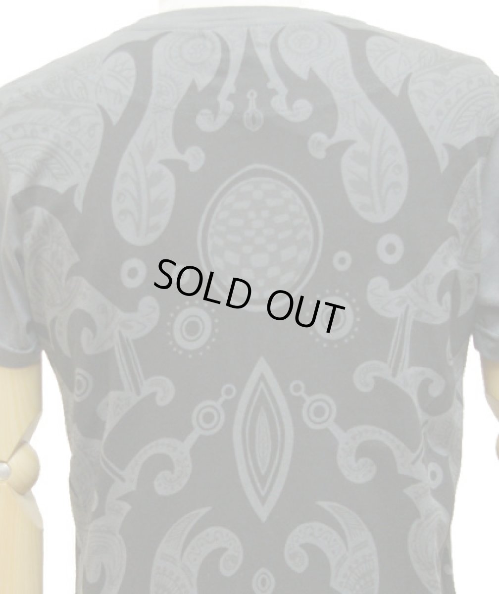 画像2: PSYLO メンズ・半袖Tシャツ「Mongol Tee / グレー」 (2)