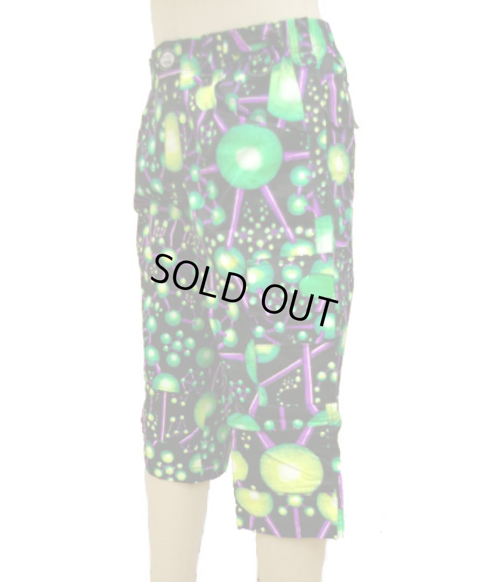 画像3: SPACE TRIBEユニセックス・ハーフパンツ「CYBER / Atomic Alien」 (3)