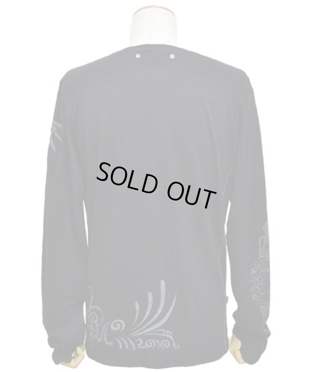 画像5: PSYLO メンズ・カットソー「Horus / ブラック」 (5)