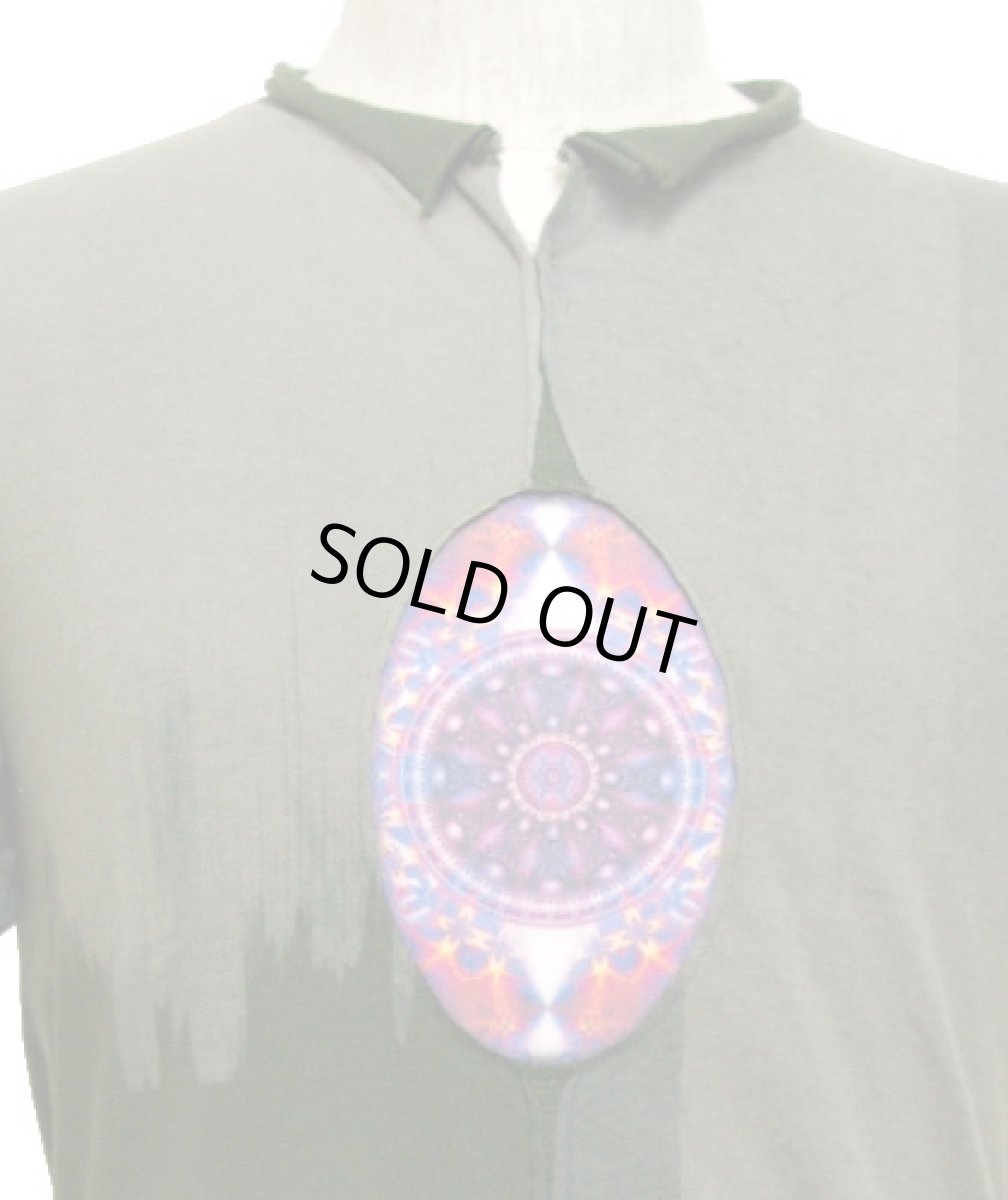 画像2: PUMAYANA メンズ・半袖Tシャツ「Activated DNA / グレー×グリーン」 (2)