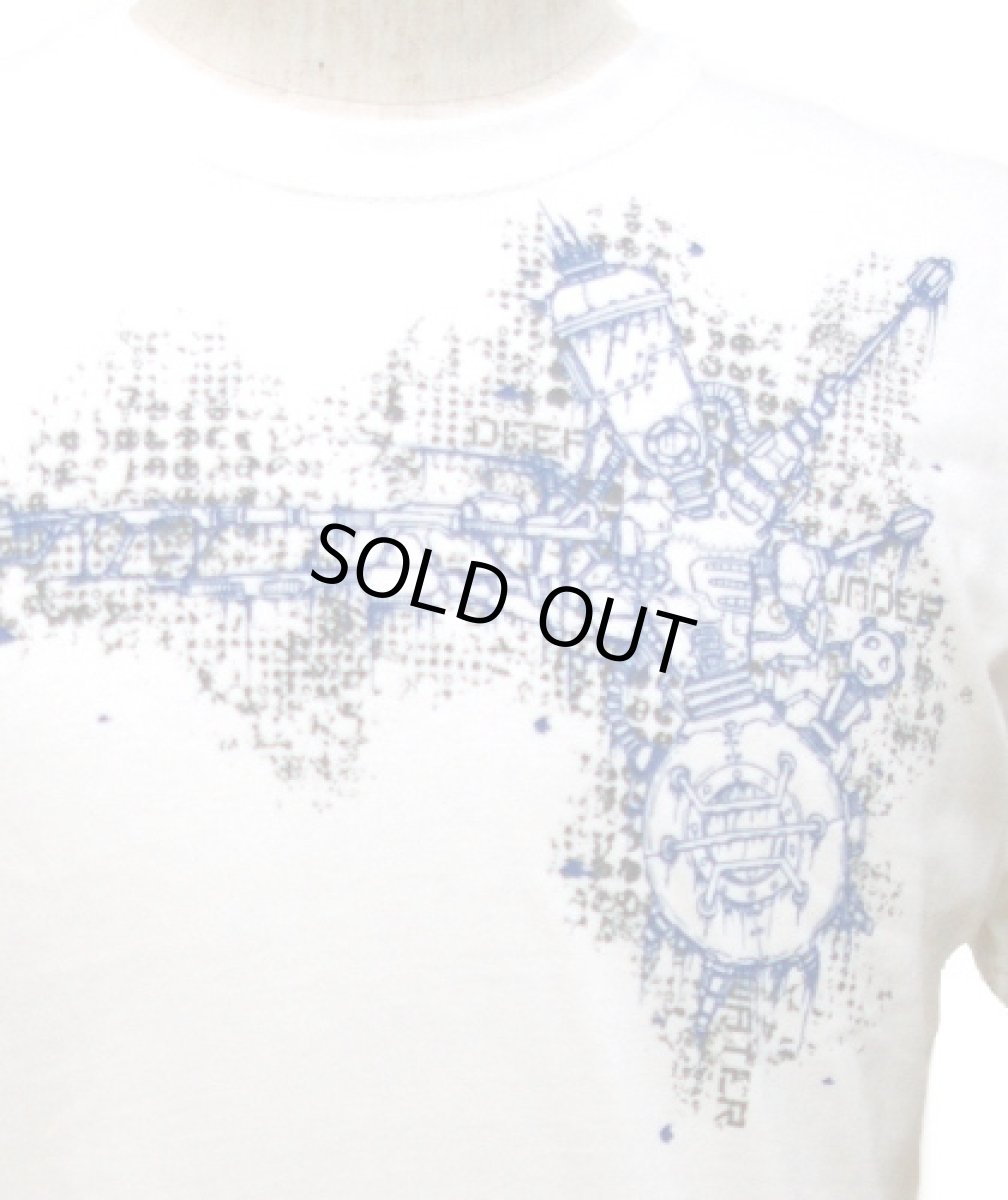 画像2: PLAZMAメンズTシャツ「SEA HORSE / ホワイト」 (2)