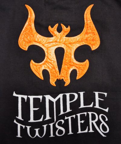 画像3: MELTING GALAXY メンズTシャツ「TEMPLE TWISTERS / Aalekh Boom! 」