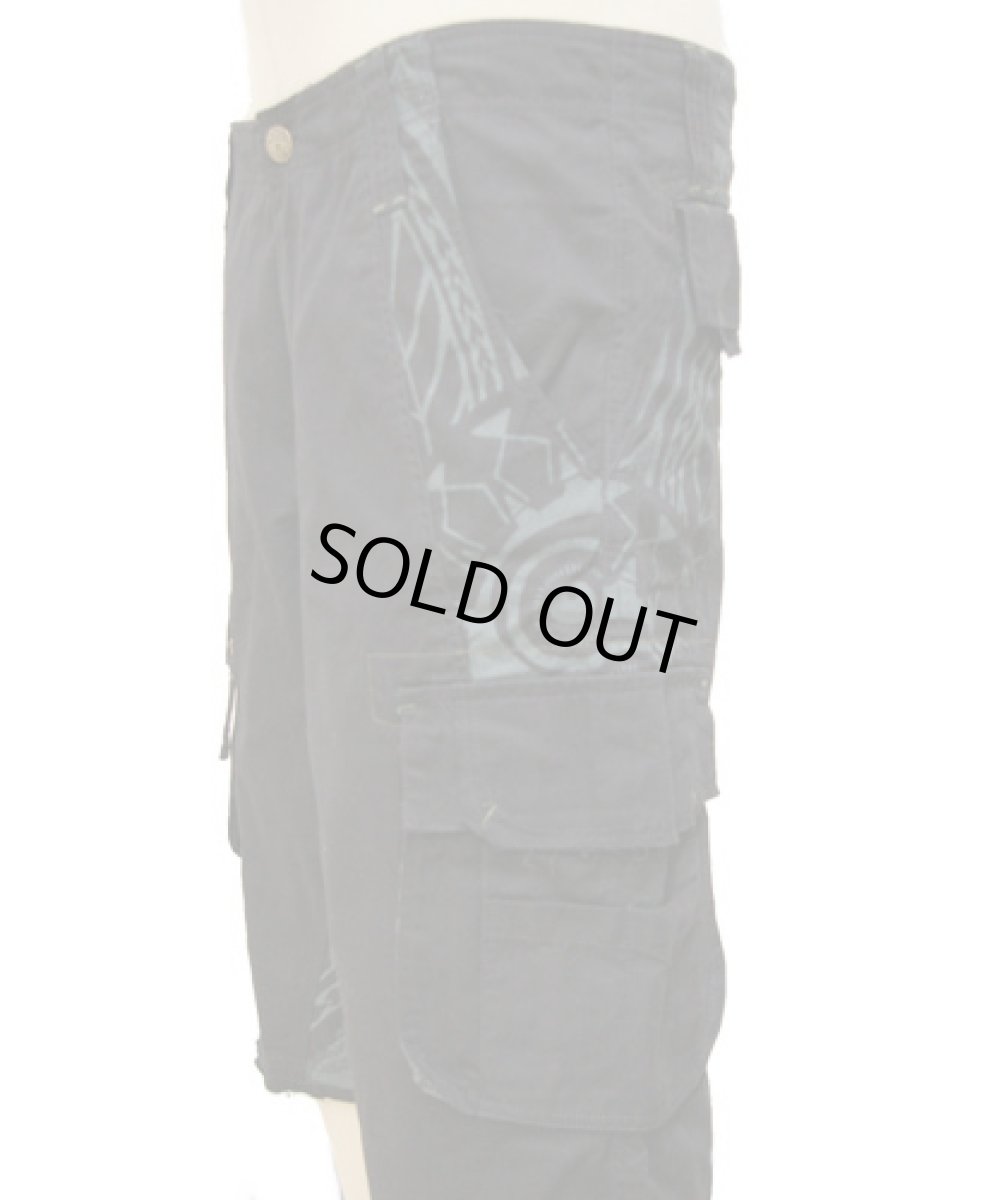 画像2: PSYLO メンズ・パンツ「Tattoo Shorts / ブラック」 (2)