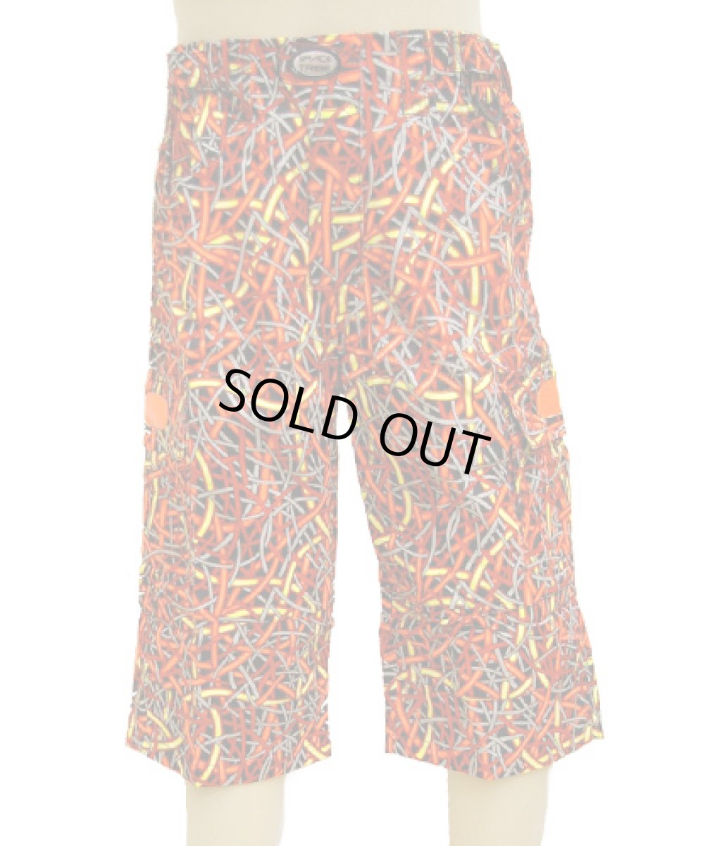 画像2: SPACE TRIBEユニセックス・ハーフパンツ「CYBER / Hot Wired」 (2)