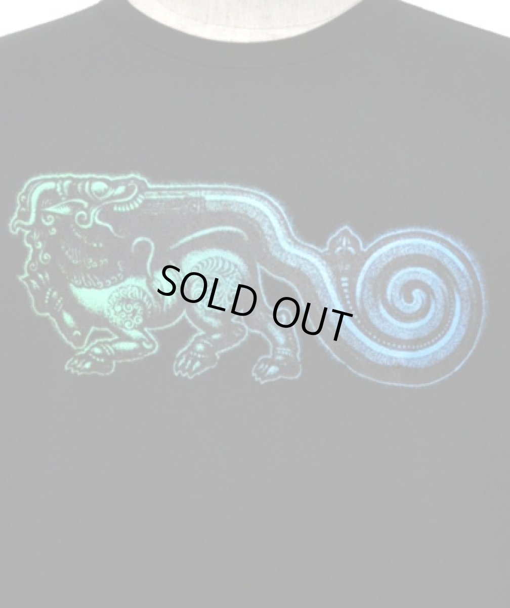 画像4: CHILL OUT PLANETメンズ長袖Tシャツ「Yantra / ブラック」 (4)