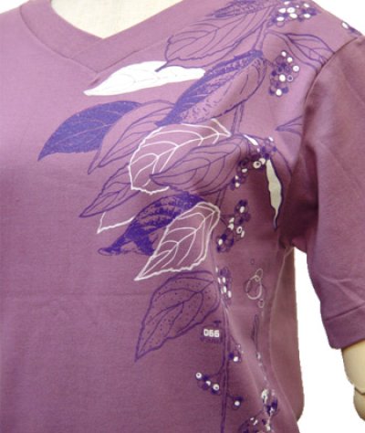画像2: VISIBLE ELEPHANT 47レディースTシャツ「紫式部/パープル」