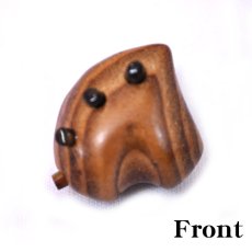 画像1: KINOKO HEADS レザーピアス (1)