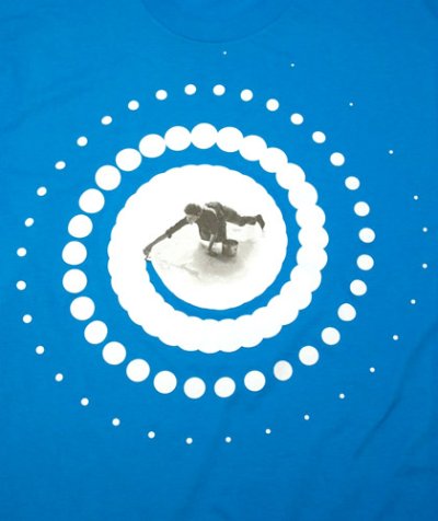 画像1: IMAGINARY FOUNDATIONレディース半袖Tシャツ「Swirl/ブルー」