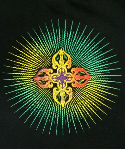 画像3: SPACE TRIBEメンズ・Tシャツ「Gold Dorege・UV」