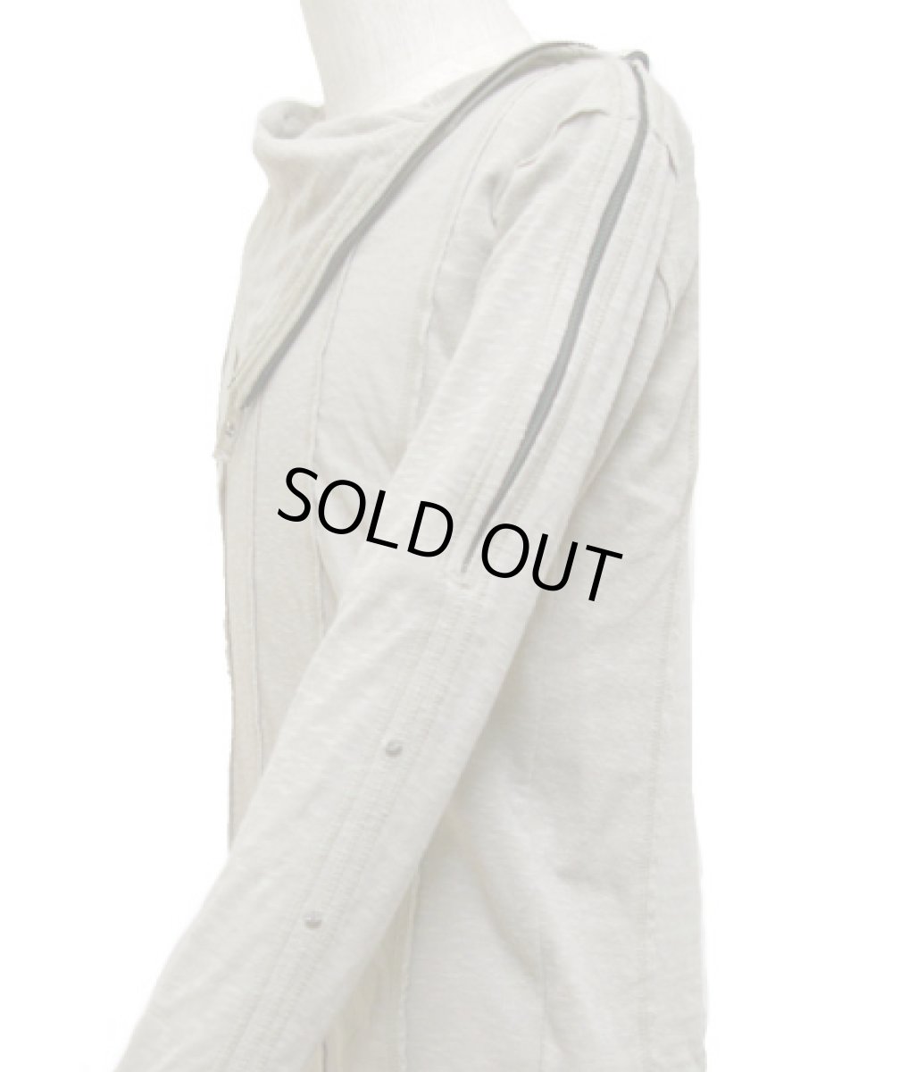 画像2: PSYLO メンズ・カットソー「Tilted Sweater / ボーン」 (2)