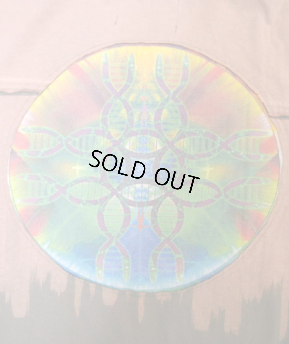 画像4: PUMAYANA メンズ・半袖Tシャツ/ ピンク×グレー (4)