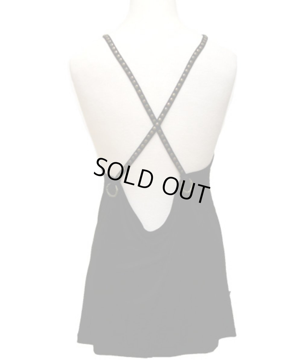 画像3: PSYLO レディース・キャミソール「Crossover Singlet / ブラック」 (3)