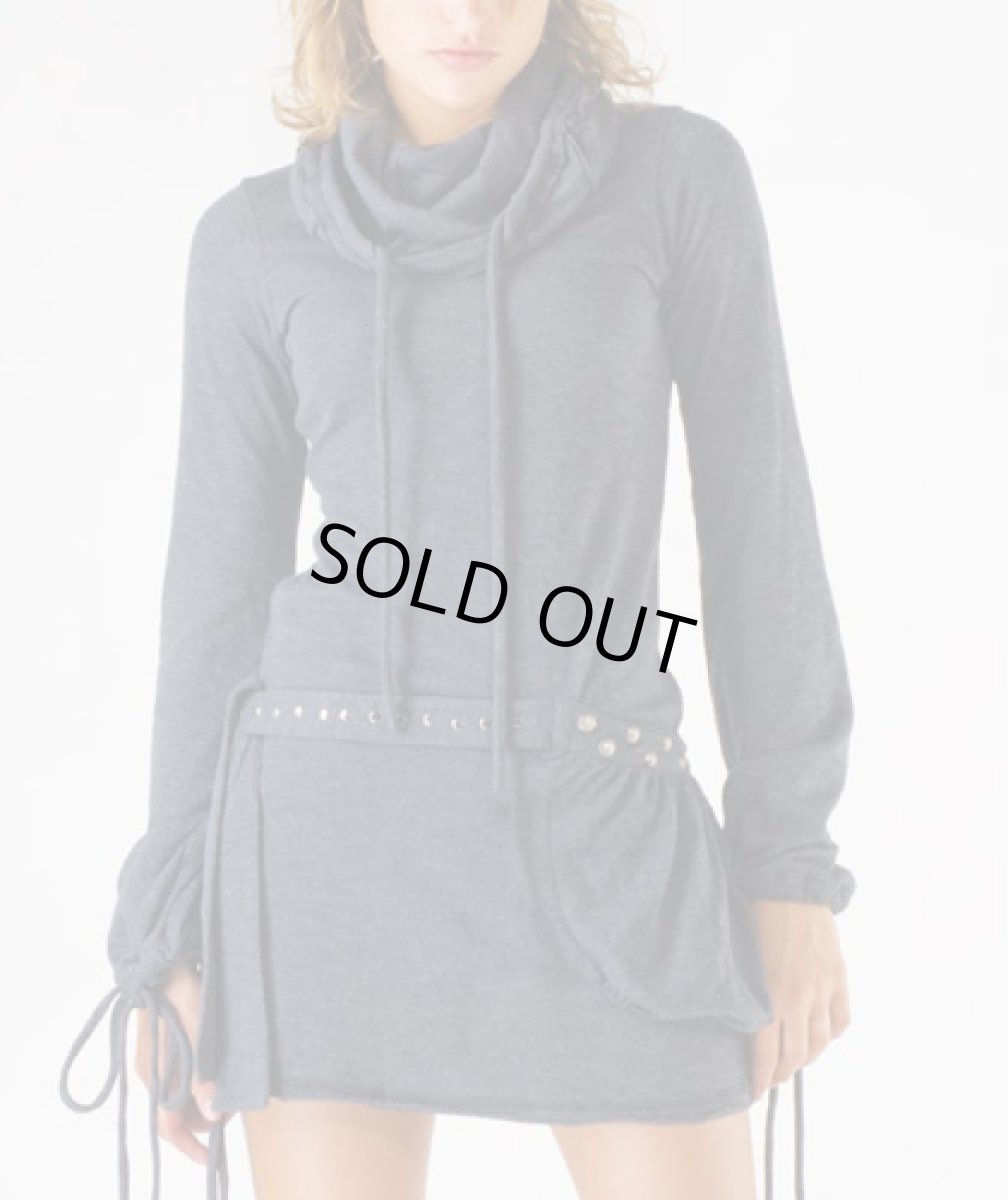 画像4: PSYLO レディース・ワンピース「Soba Dress / アーミーグリーン」 (4)