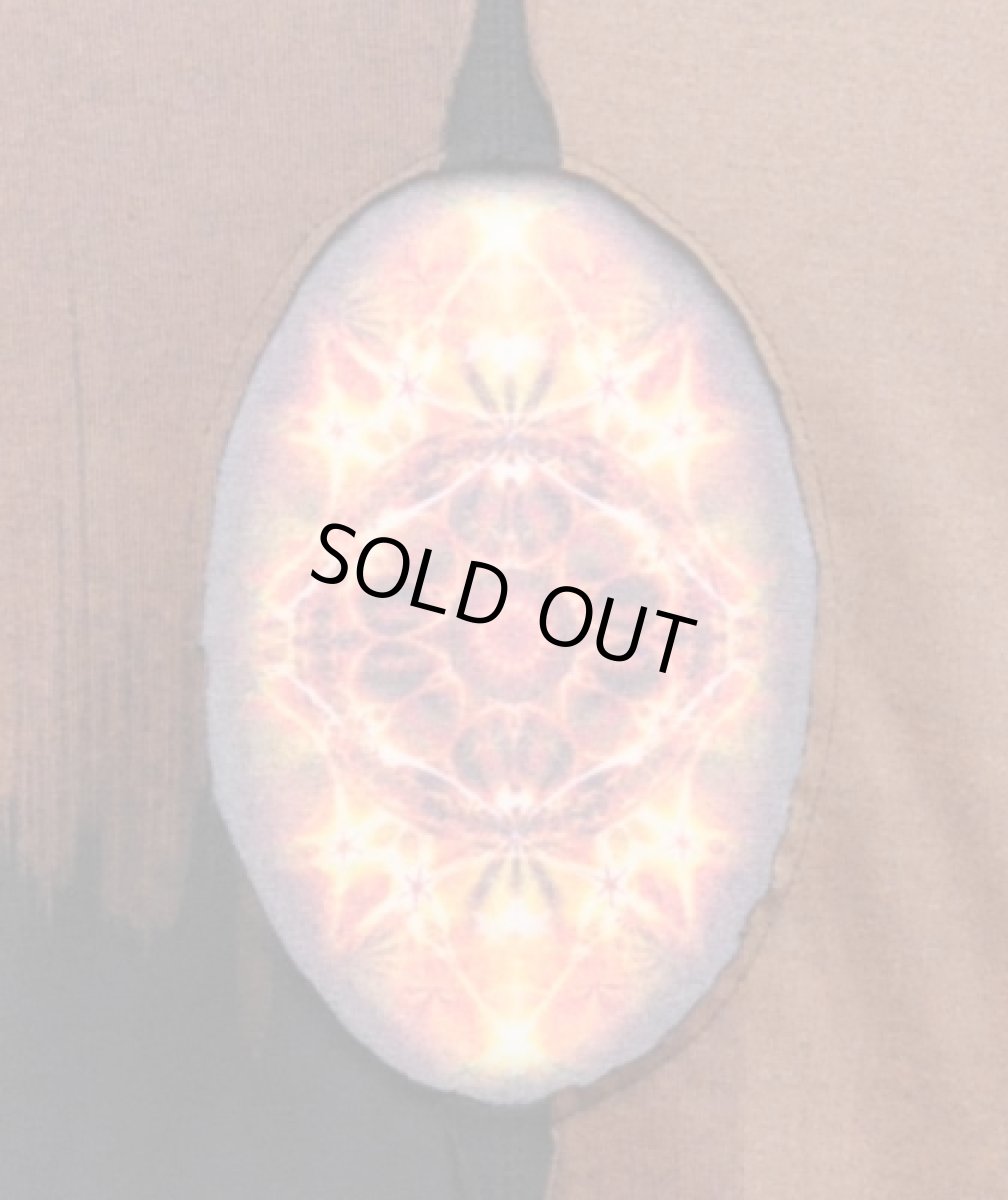 画像2: PUMAYANA メンズ・長袖カットソー「Selvayana / ブラウン×ブラック」 (2)