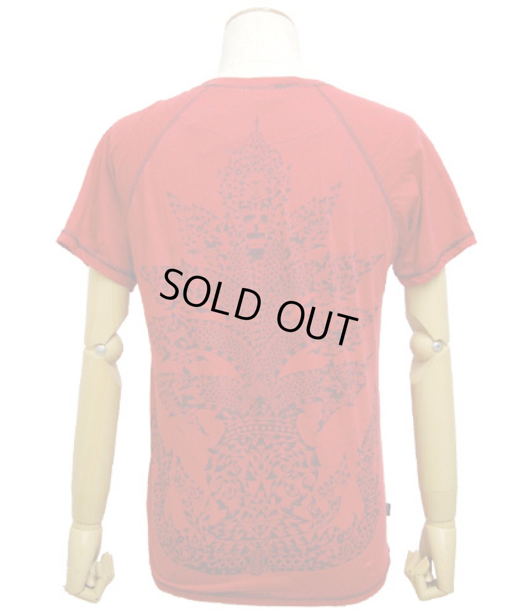 画像3: PSYLO メンズ・半袖カットソー「Dragon Tee / レッド」 (3)