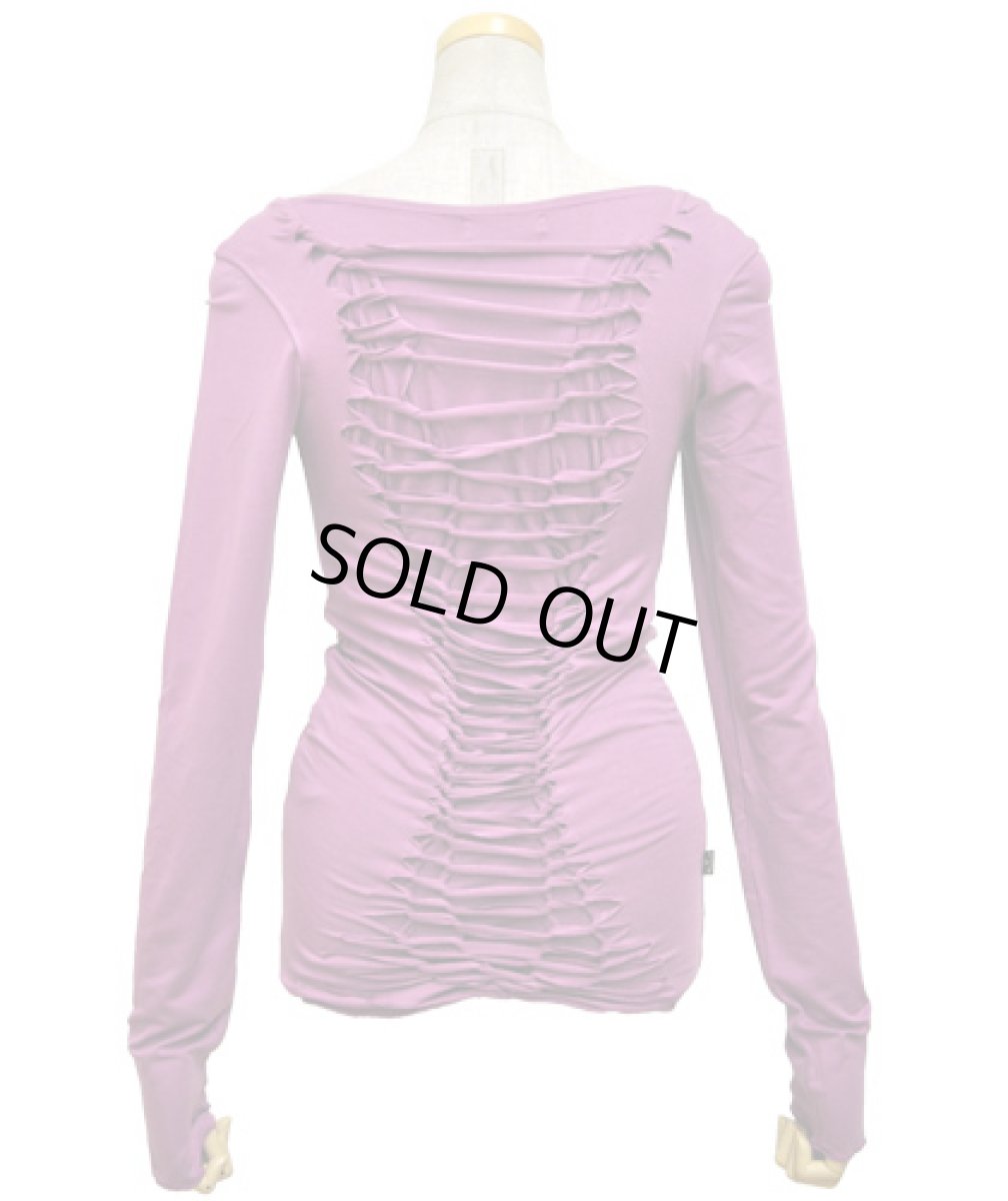 画像3: PSYLO レディース・カットソー「Multi Braided Double Layer Top / ヴァイオレット」 (3)