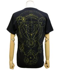 画像3: PLAZMAメンズTシャツ「MAGIC CIRCLE / ブラック」 (3)