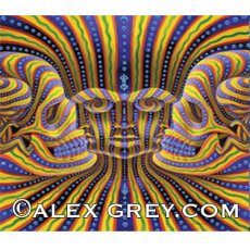 画像1: ALEX GREY ホログラムカード「Bardo Being - Diamond Being - Jewel Being」 (1)