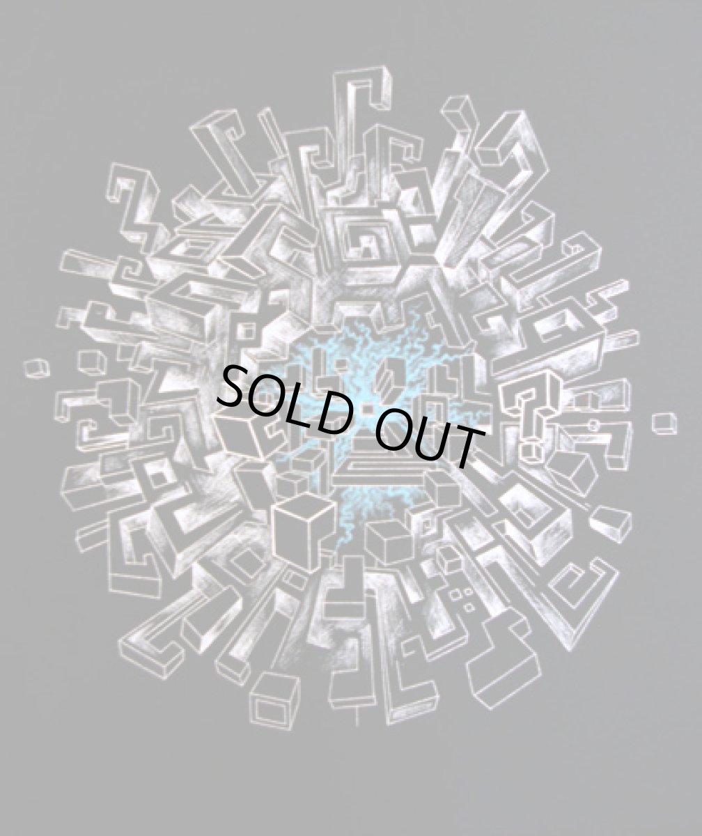 画像2: PLAZMAメンズTシャツ「INNER TETRIS / ブラック」 (2)