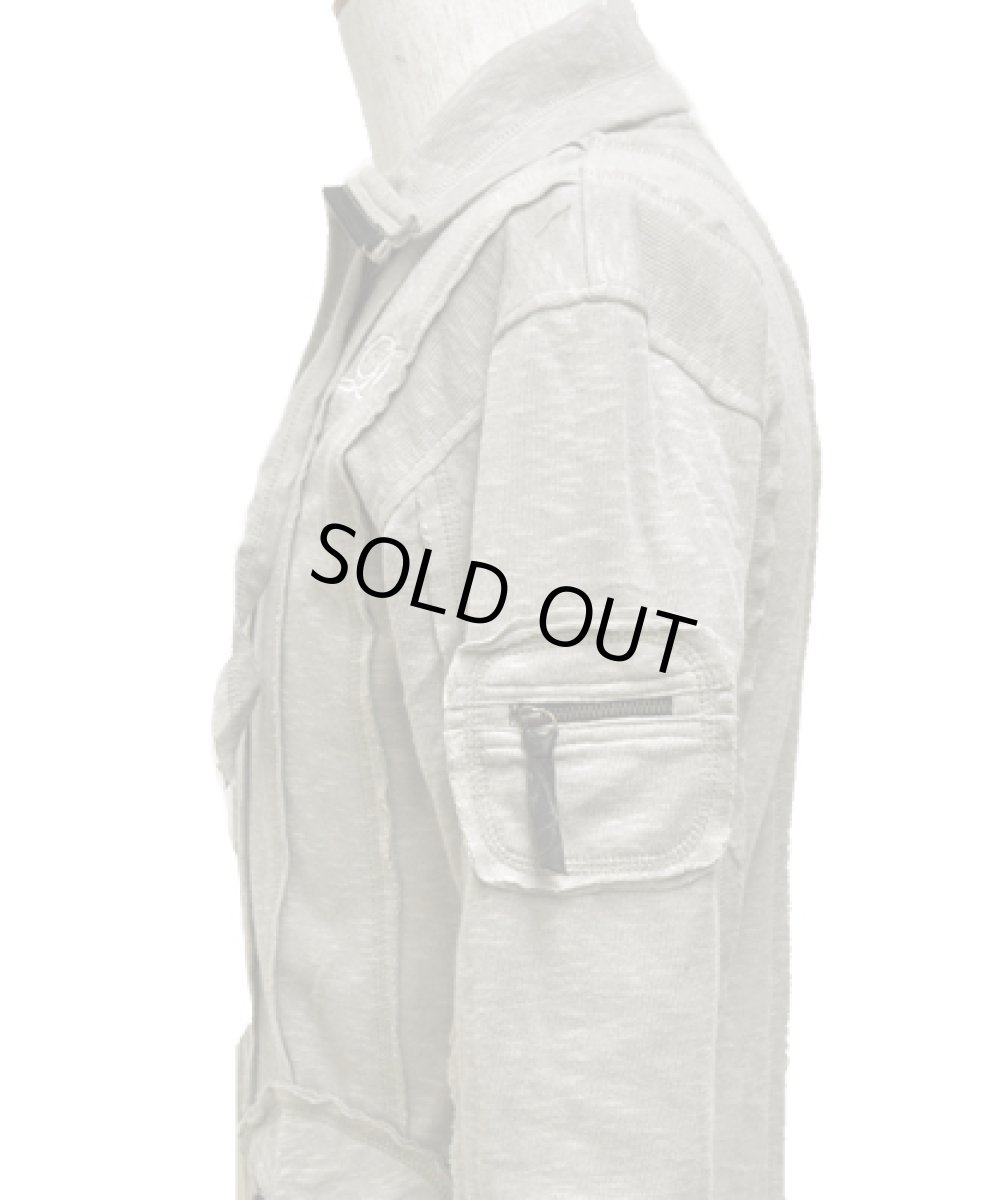 画像2: PSYLO メンズ・ジャケット「Scraps Slub Jacket / ボーン」 (2)
