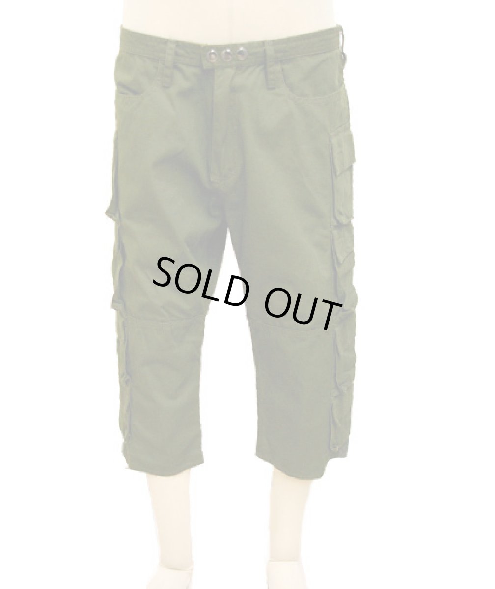 画像3: BONE メンズ・3/4パンツ / オリーブ (3)