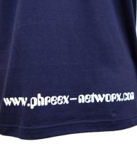 画像4: Phreex Networx オフィシャル・メンズTシャツ/ネイビー (4)