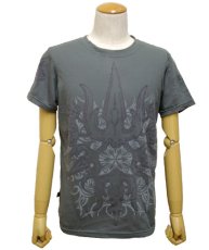 画像1: PSYLO メンズ・半袖Tシャツ「Trshu Tee / グレー」 (1)