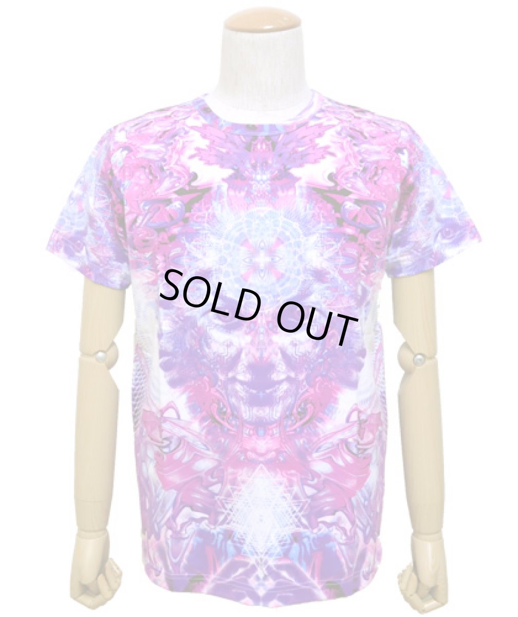 画像3: SPACE TRIBEメンズ・Tシャツ「Violet Namaste」 (3)