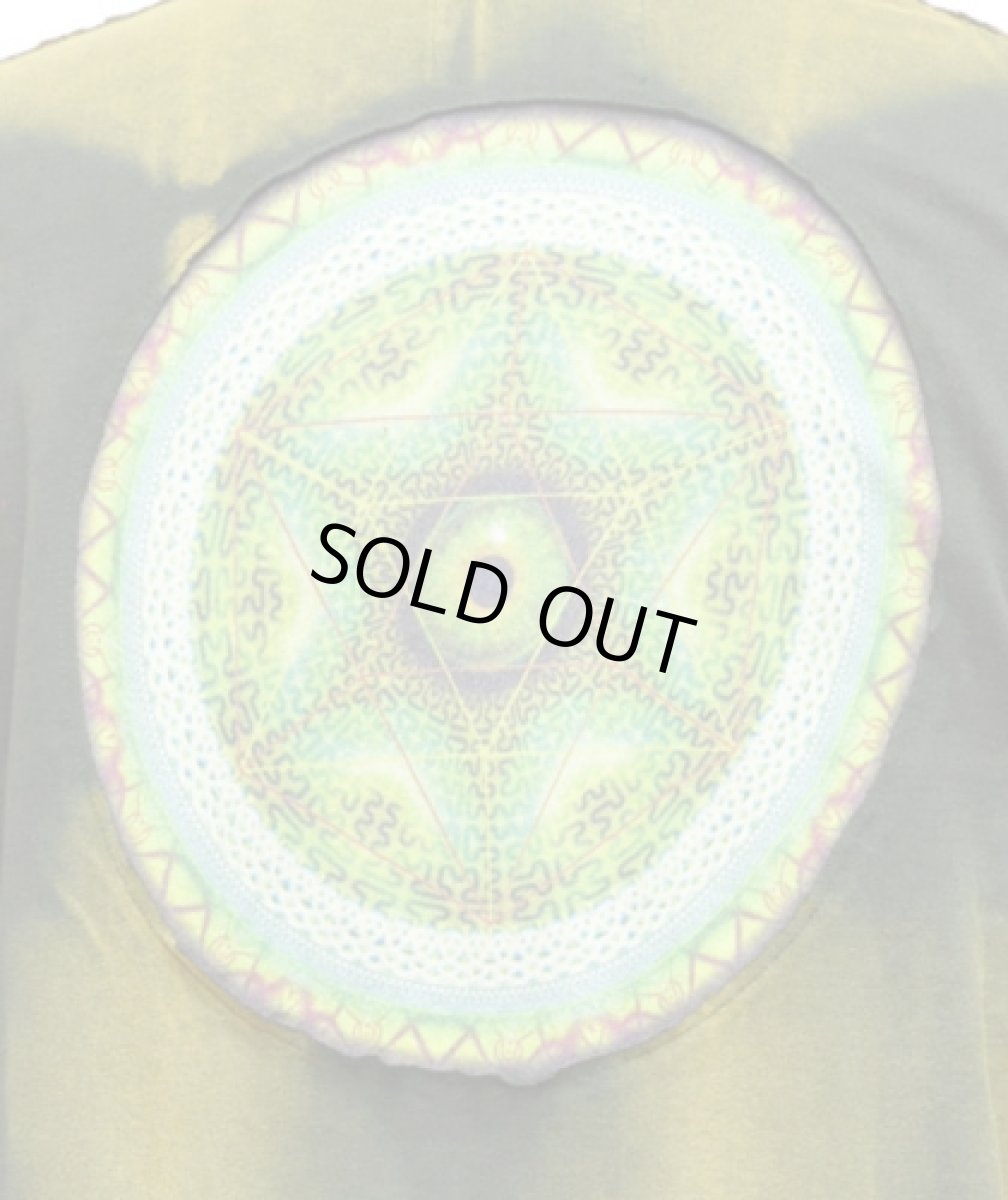 画像5: PUMAYANA メンズ・長袖カットソー「Nao / レッド×グリーン」 (5)