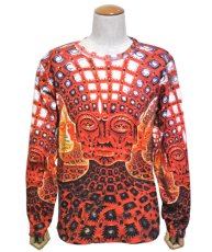 画像1: ALEX GREY メンズ・長袖Tシャツ「Net of Being」 (1)