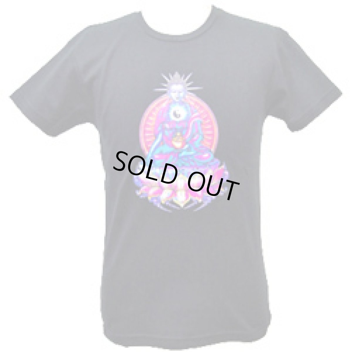 画像1: SPACE TRIBEメンズTシャツ『FLOATING BUDDHA』 (1)