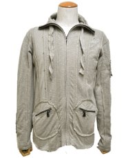 画像1: PSYLO メンズ・ジャケット「Scraps Slub Jacket / ボーン」 (1)