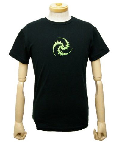 画像2: SPACE TRIBEメンズ・Tシャツ「Tri-Skielion・UV Lime」