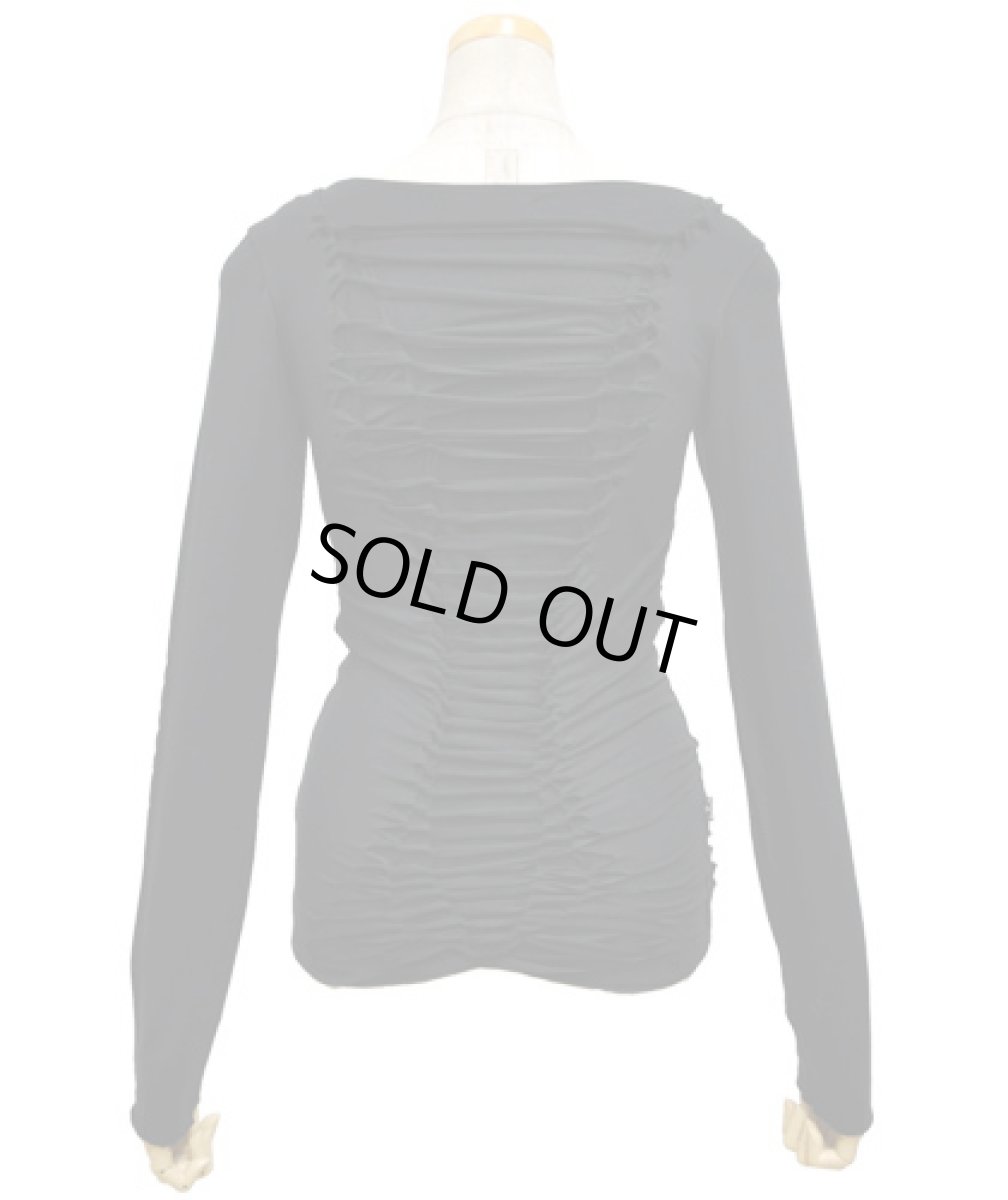 画像3: PSYLO レディース・カットソー「Multi Braided Double Layer Top / ブラック」 (3)