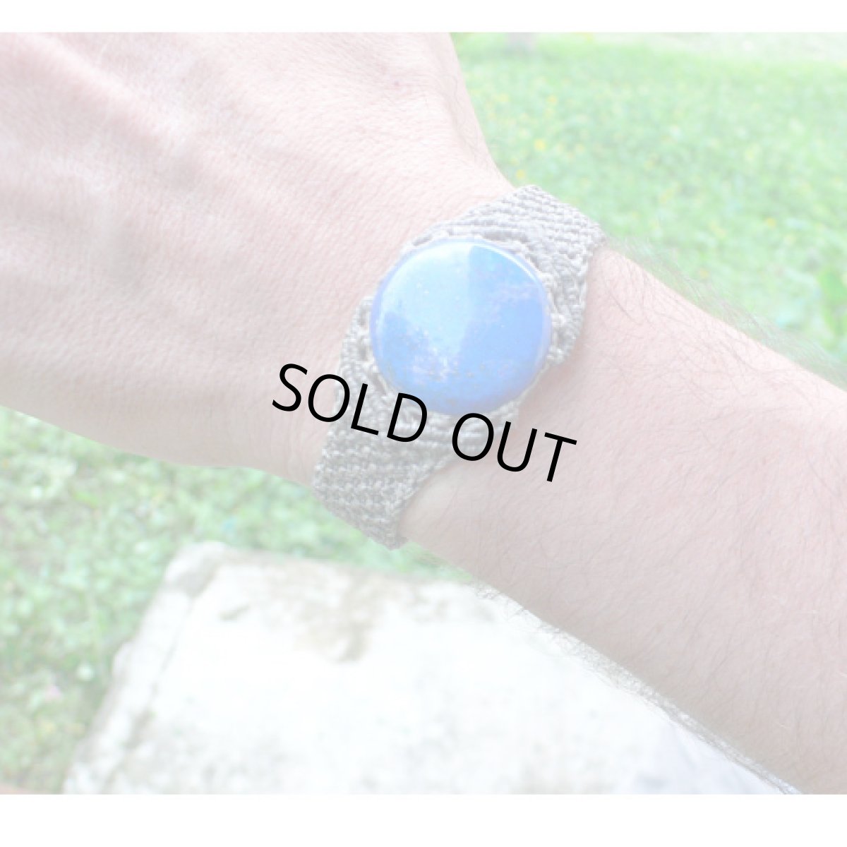 画像2: X-tribal「ラピスラズリ・ブレスレット」 (2)