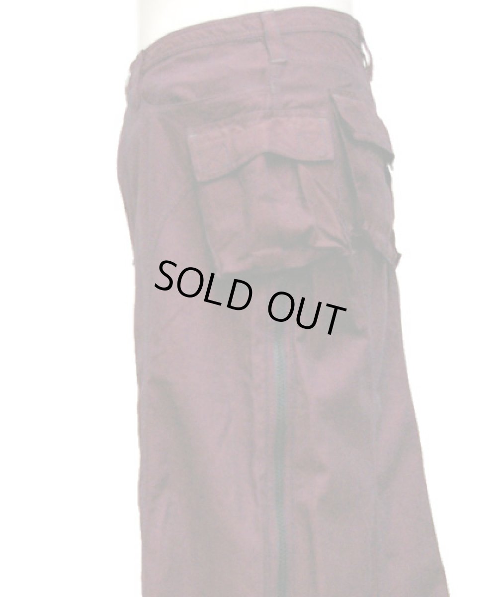 画像4: BONE ポケット・ロングスカート / ダークレッド (4)