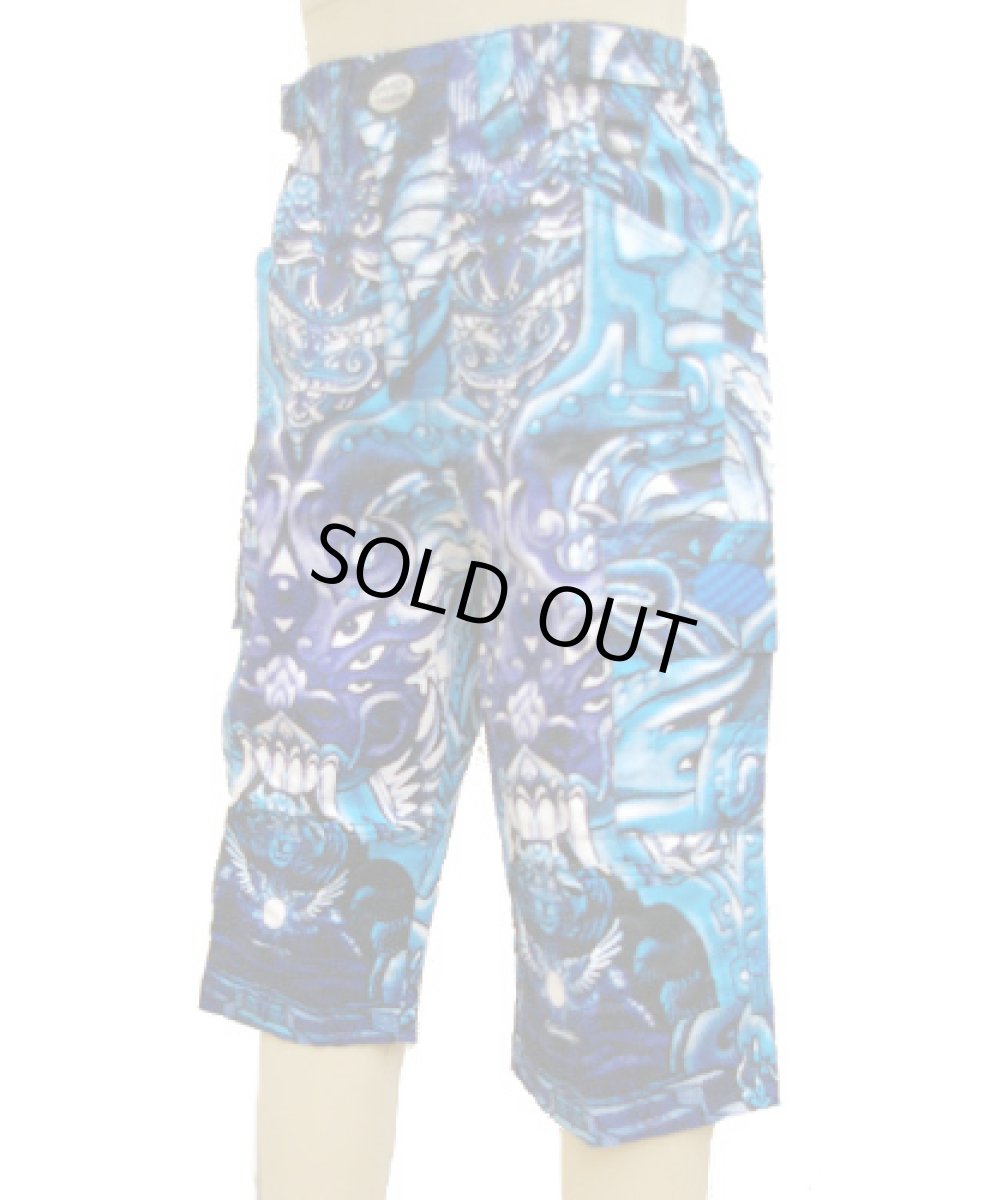 画像3: SPACE TRIBEユニセックス・ハーフパンツ「CYBER / Midnite Centauri」 (3)