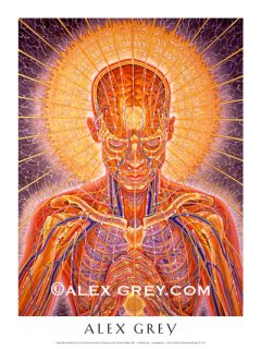 alex gray アレックスグレイ　サイン入りポスター　額なし ポスター - PSYCHEDELIC GARDEN