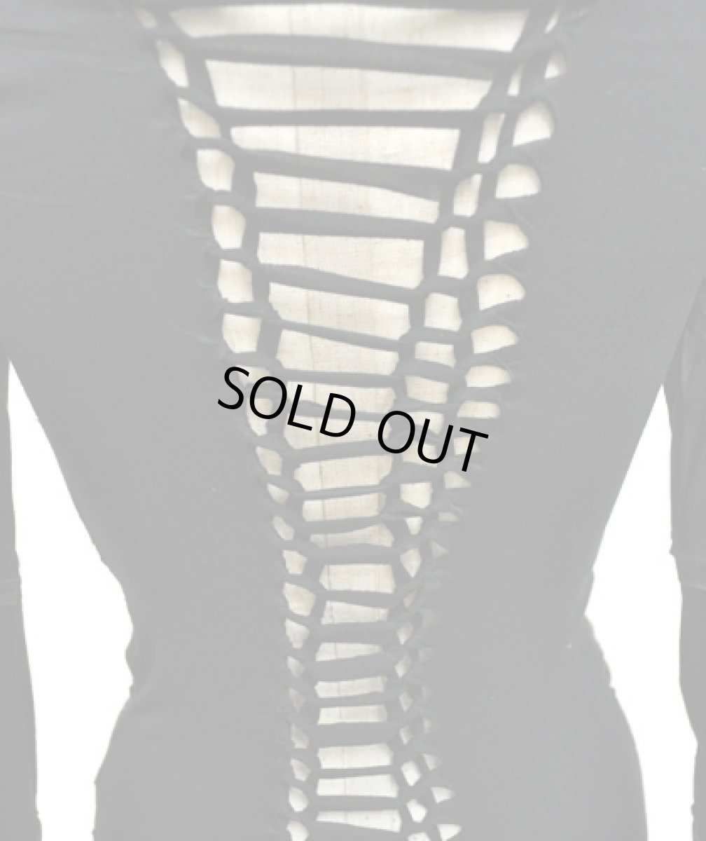 画像5: PSYLO レディース・カットソー「Wifi Braided Top / ブラック×パープル」 (5)