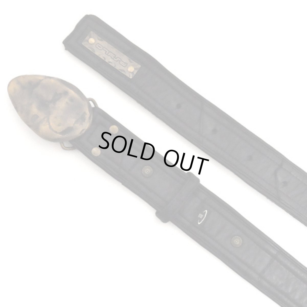 画像2: PSYLO ベルト「Stone Belt / ブラック」 (2)