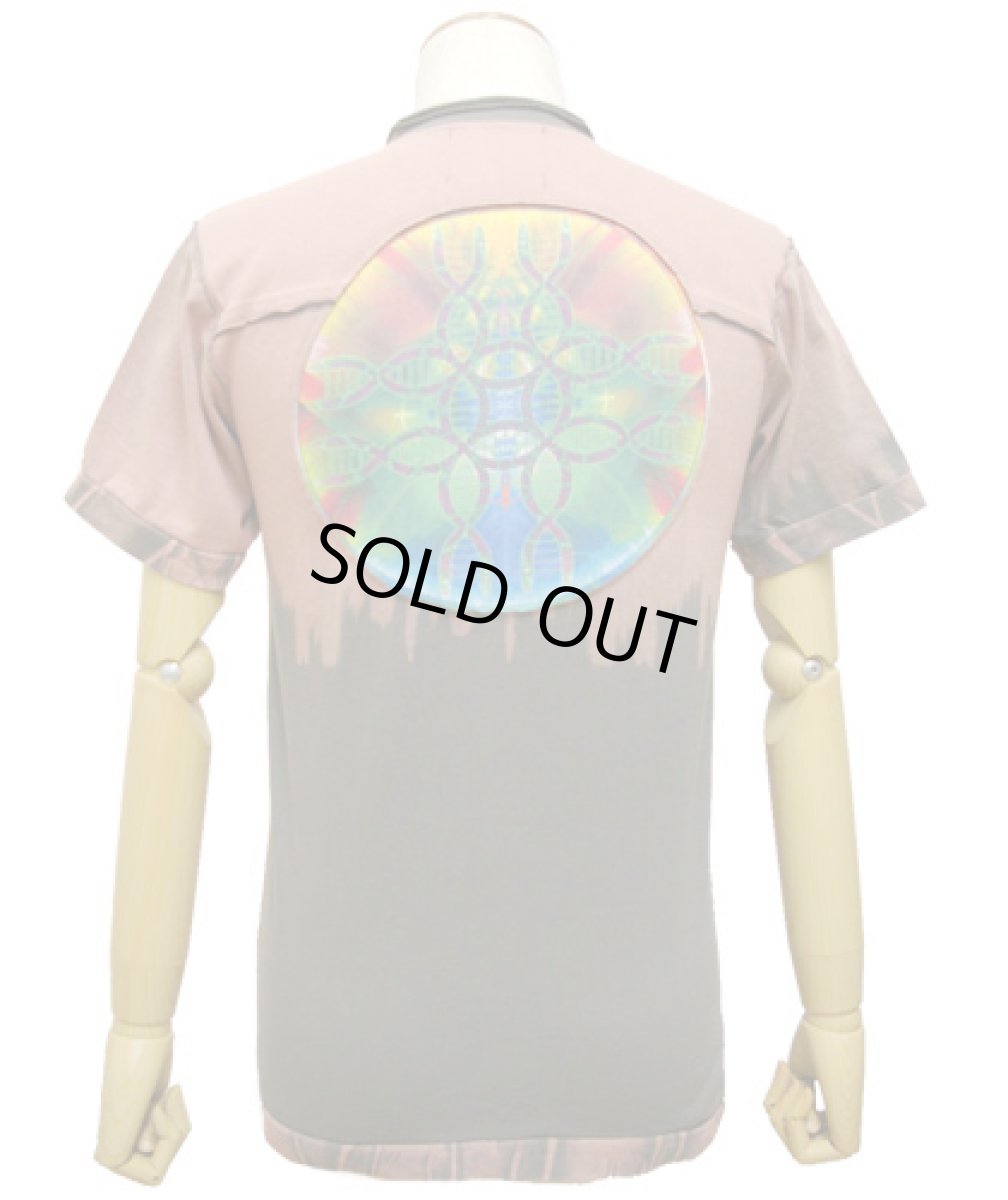 画像3: PUMAYANA メンズ・半袖Tシャツ/ ピンク×グレー (3)