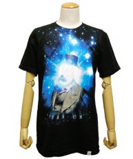 画像1: IMAGINARY FOUNDATIONメンズ半袖Tシャツ「Turn On / ブラック」 (1)