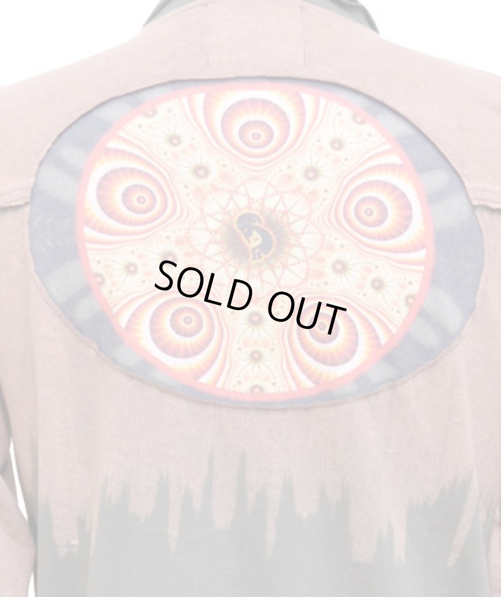 画像5: PUMAYANA メンズ・長袖カットソー/ピンク×グレーE (5)