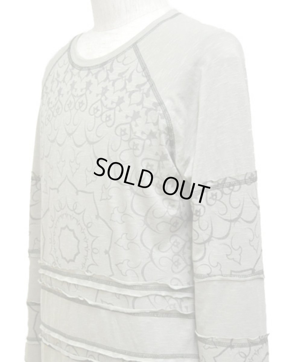 画像2: PSYLO メンズ・カットソー「Spicy Mandala / ボーン」 (2)