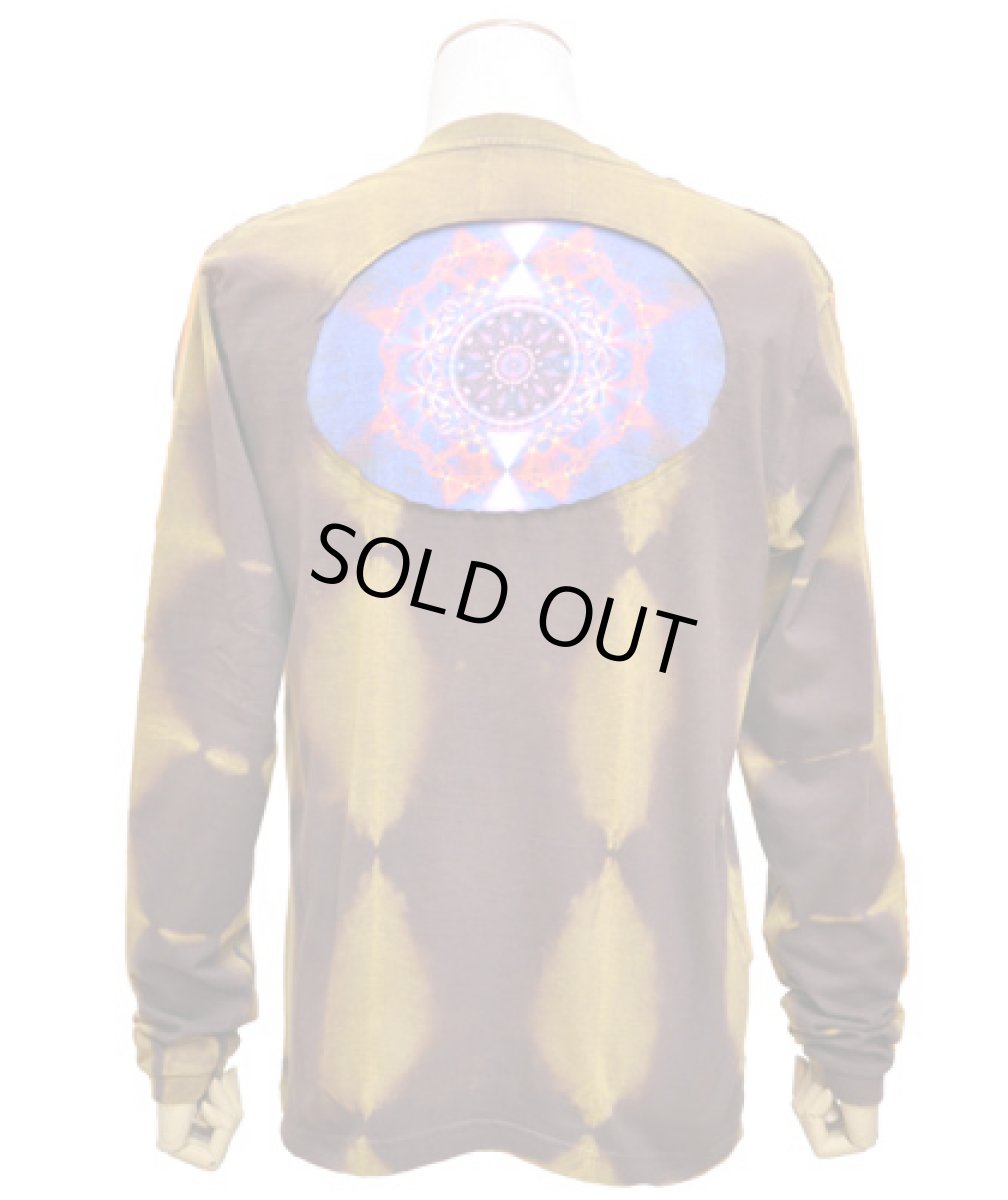 画像4: PUMAYANA メンズ・長袖カットソー「Activated DNA / オレンジ×ブラウン」 (4)