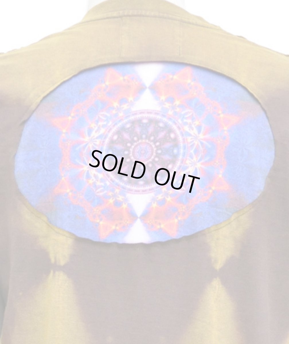 画像5: PUMAYANA メンズ・長袖カットソー「Activated DNA / オレンジ×ブラウン」 (5)